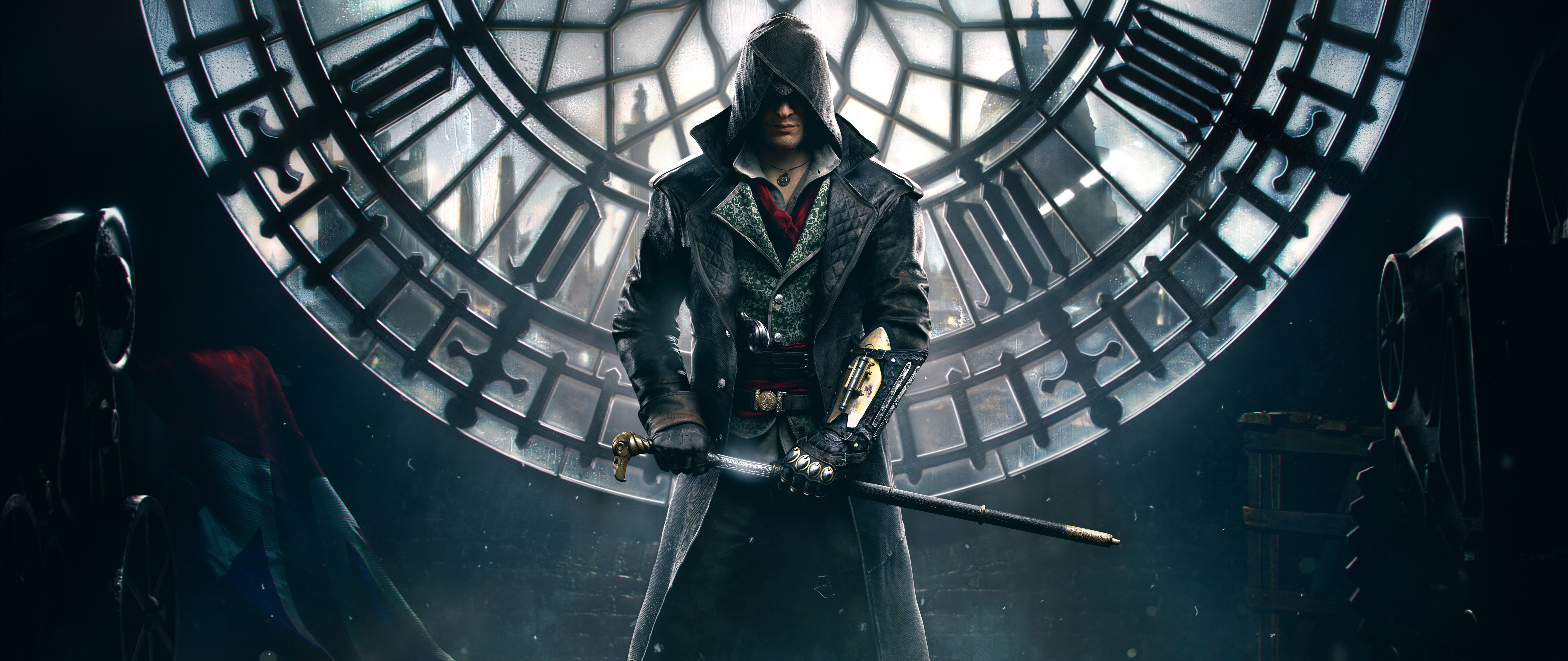 Подробный портрет Джейкоба Фрая из видеоигры Assassin's Creed Syndicate.